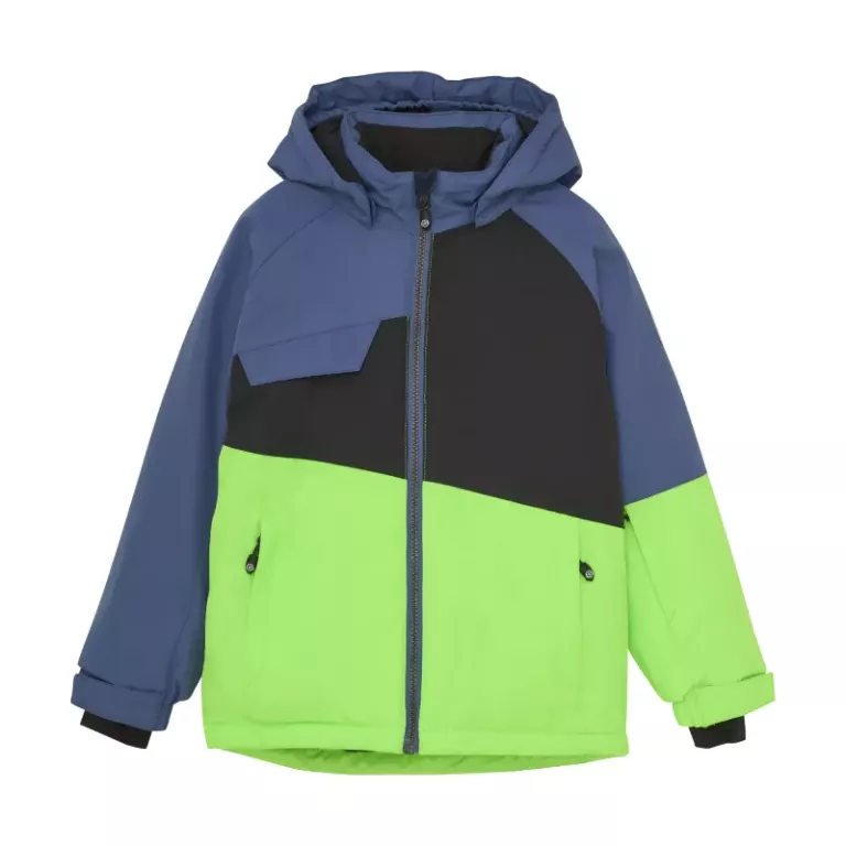 Color kids Ski jacket Colorblock, Vintage Indigo